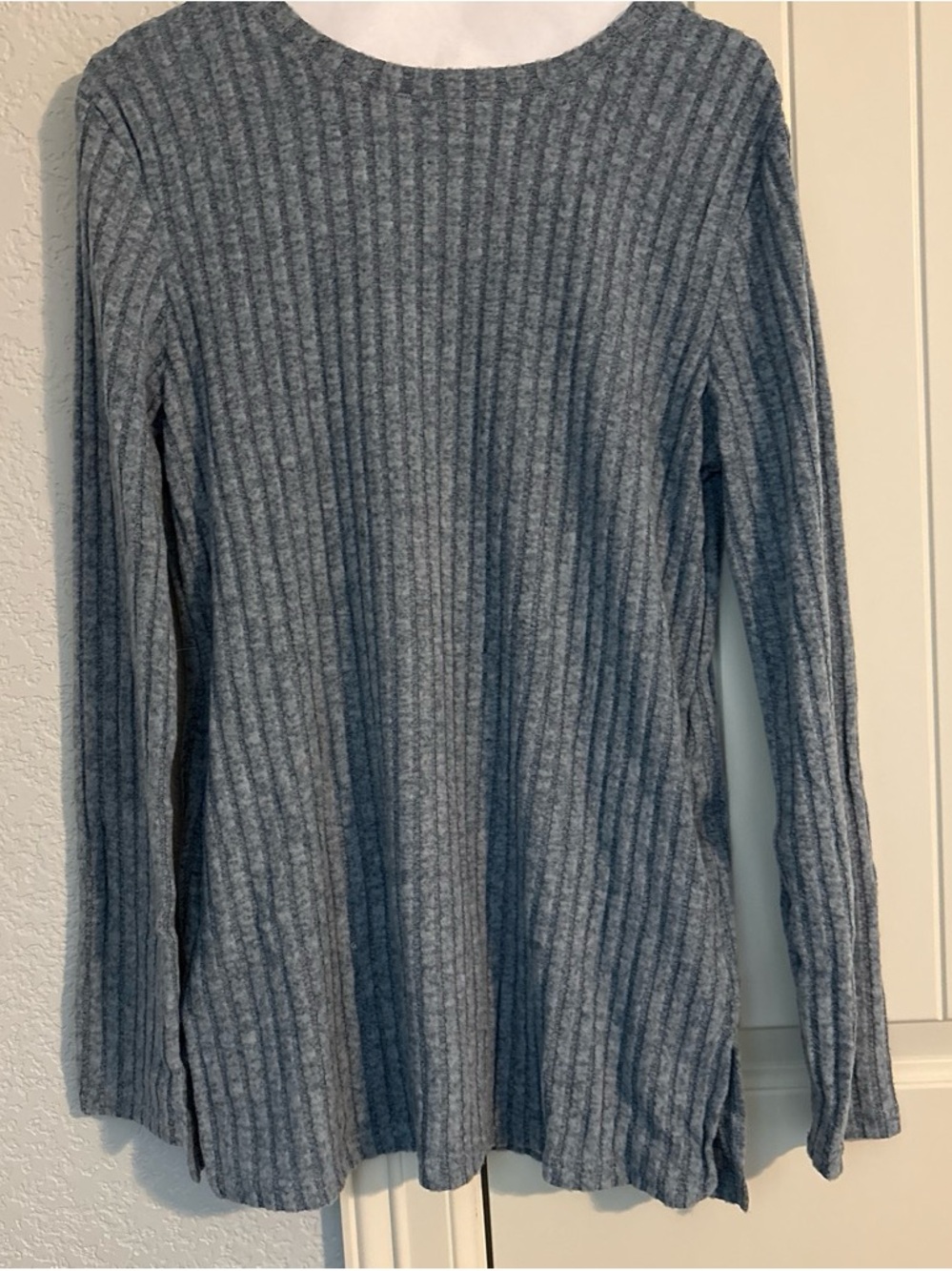 Ribbed Long-Sleeve Women's Maternity Sweater